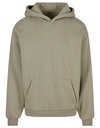 Bluza z Kapturem Oversize Bawełniana NM011 - Pale Olive