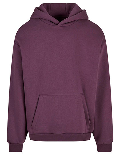 Bluza z Kapturem Oversize Bawelniana NM011 - Plum Purple