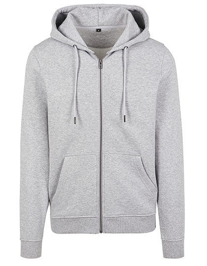 Bluza z kapturem rozpinana BY121 - Heather Grey