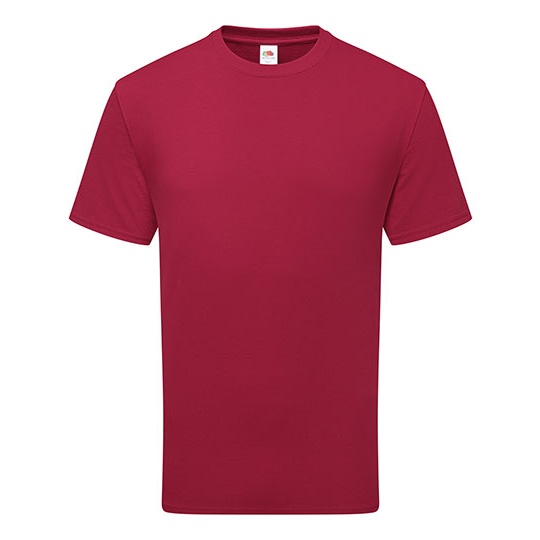 Koszulka Klasyczna Bawełniana F362 - Cranberry