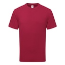 Koszulka Klasyczna Bawełniana F362 - Cranberry