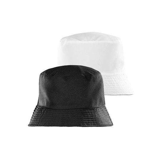 Dwustronny Kapelusz Bucket RT985 - Black & White