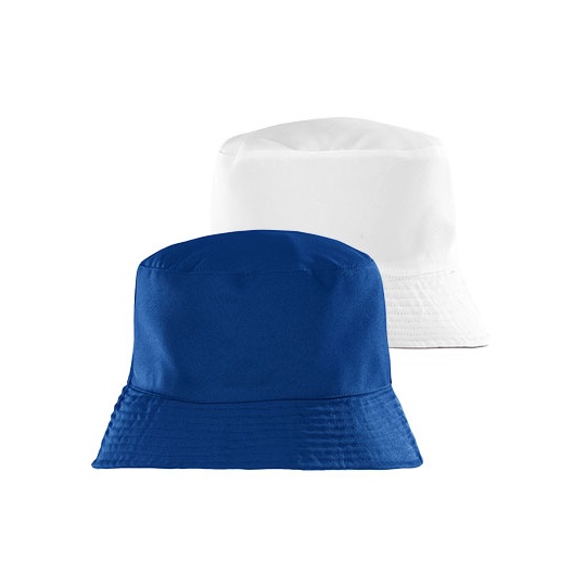 Dwustronny Kapelusz Bucket RT985 - Royal & White