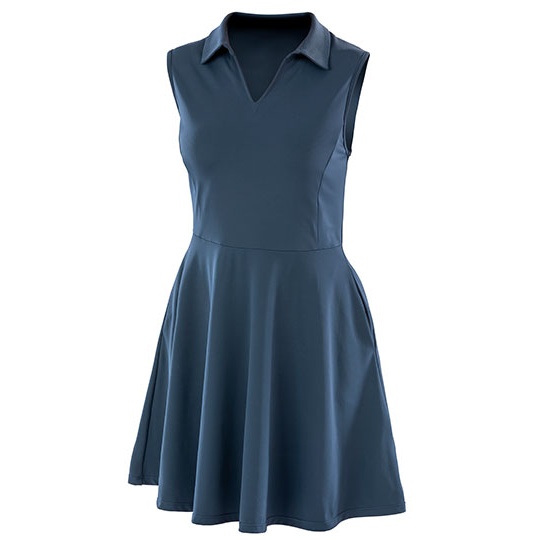 Damska sukienka sportowa slim RT799F - Navy