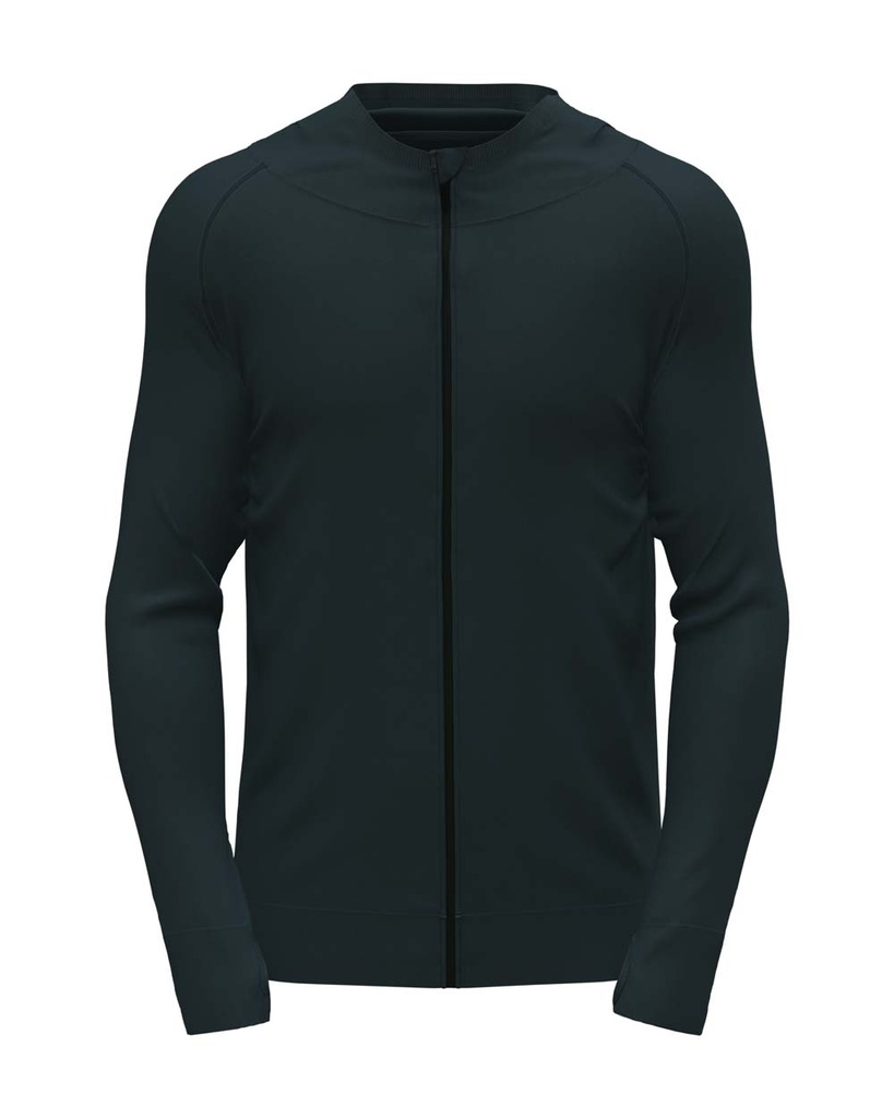 Kurtka Sportowa Bezszwowa Zapinana na Zamek S8870 - Blue Midnight