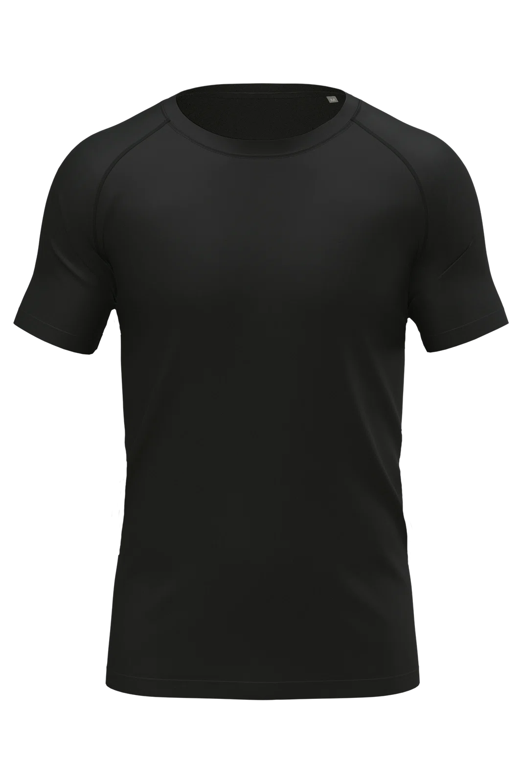 Koszulka Meska Sportowa Bezszwowa S8860 - Black Opal
