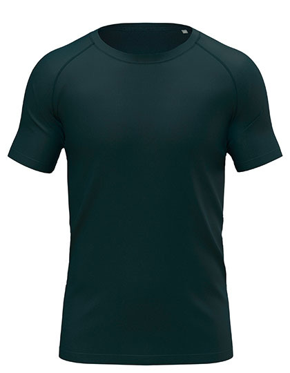 Koszulka Meska Sportowa Bezszwowa S8860 - Blue Midnight