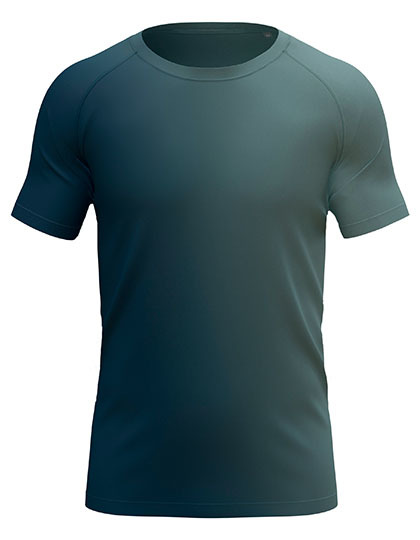 Koszulka Meska Sportowa Bezszwowa S8860 - Blue Midnight Dip
