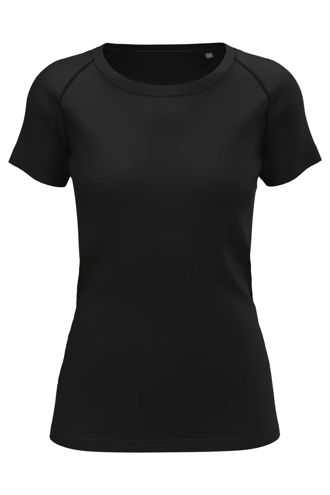 Bezszwowa koszulka sportowa damska S8960 - Black Opal