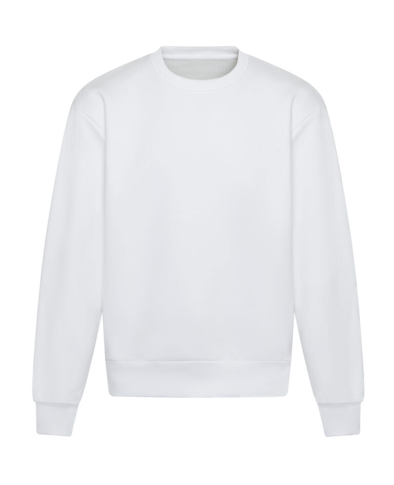 Bluza Oversize z Grubej Bawełny - Arctic White