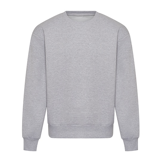 Bluza Oversize Gruba Bawelniana JH123 - Heather Grey