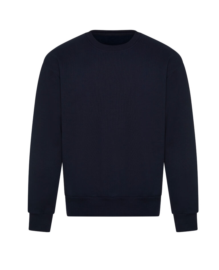 Bluza Oversize Gruba Bawełniana JH123 - New French Navy
