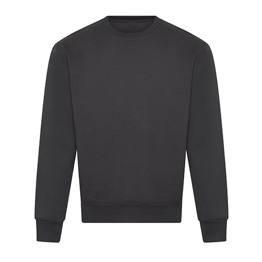 Bluza Oversize Gruba Bawełniana JH123 - Solid Charcoal