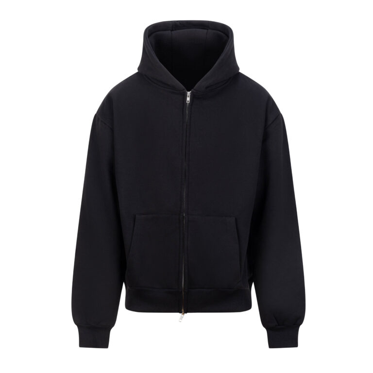 Bluza Oversize Bawełniana Gruby Material JH125 - Deep Black
