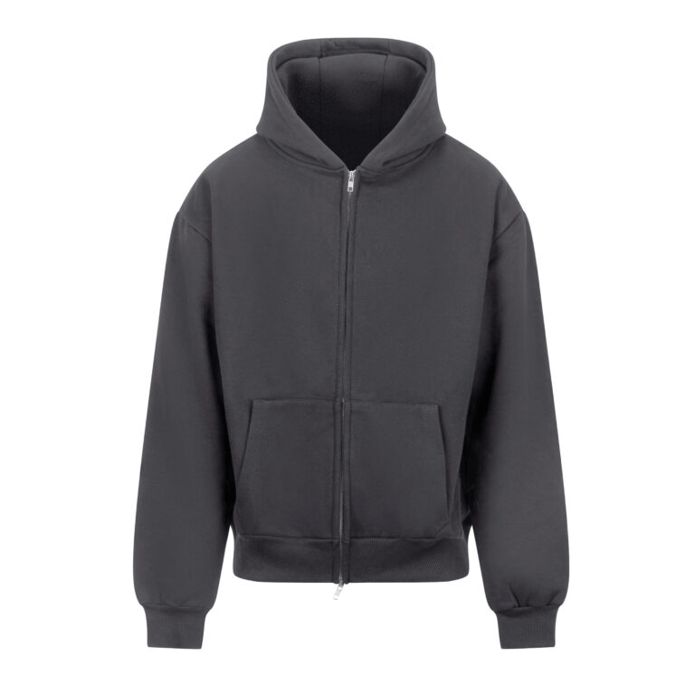 Bluza Oversize Bawełniana Gruby Material JH125 - Solid Charcoal