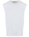 Koszulka bez rekawow Oversize Bawełniana NM016 - White