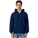 Bluza Rozpinana Klasyczna Bawełniana Szczotkowana GSF600 - Navy