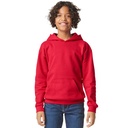 Bluza Klasyczna Z Kapturem Bawelniana Szczotkowana GSF500K - Red