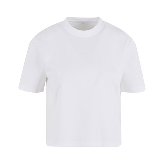 Damska Koszulka Oversize Bawelna Sorona BY369 - White