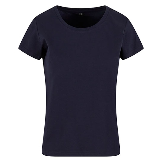 T-shirt Klasyczny Bawelniany z Sorona-poliestrem BY367 - Navy