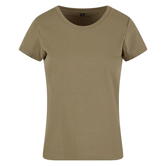 T-shirt Klasyczny Bawełniany z Sorona-poliestrem BY367 - Pale Olive