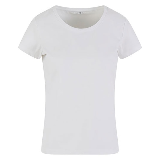 T-shirt Klasyczny Bawełniany z Sorona-poliestrem BY367 - White
