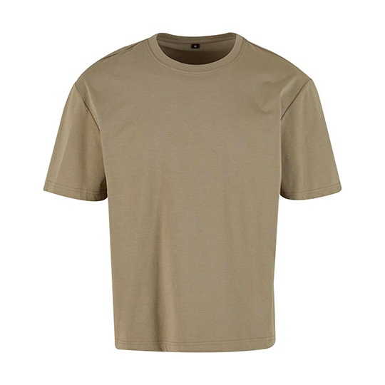 Koszulka Meska Oversize Bawelna Sorona BY364 - Pale Olive