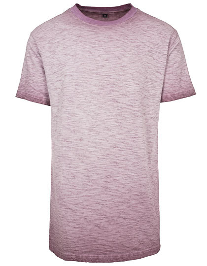 T-shirt klasyczny BY072 - Burgundy (Spray Dye)