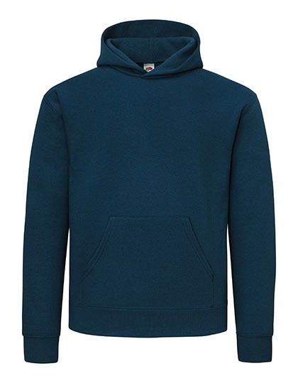 Bluza z Kapturem Klasyczna Szczotkowana F278 - Mountain Blue