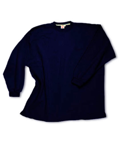 Bluza Klasyczna Bawelniana Szczotkowana HY1001 - Navy