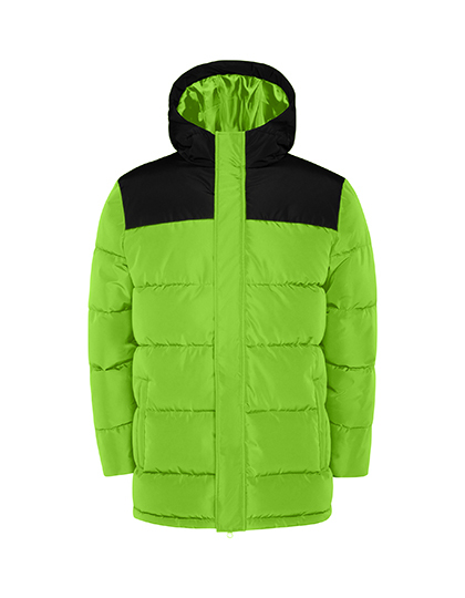Kurtka Ocieplana Wiatroszczelna Wodoszczelna RY5075 - Lime Green 225 & Black 02
