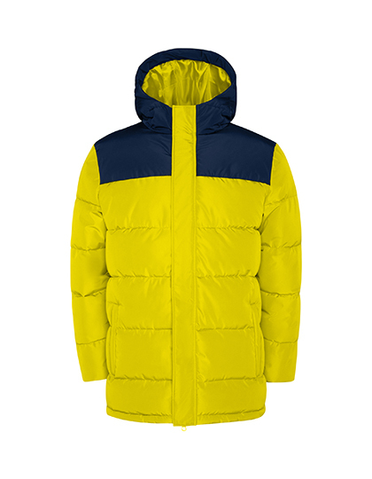 Kurtka Ocieplana Wiatroszczelna Wodoszczelna RY5075 - Yellow 03 & Navy Blue 55