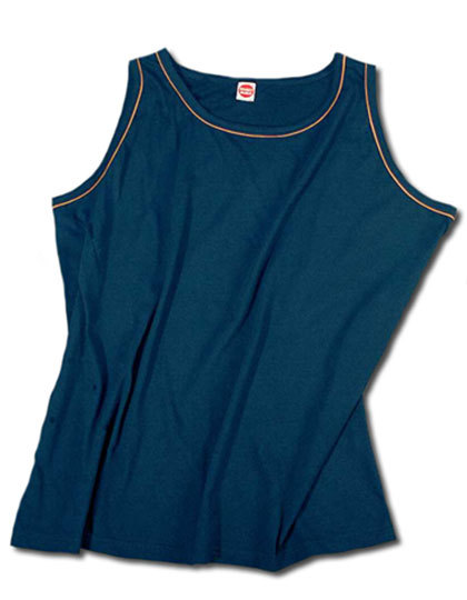 Tank Top Meski Klasyczny Bawelniany Dzersej HY7000 - Navy