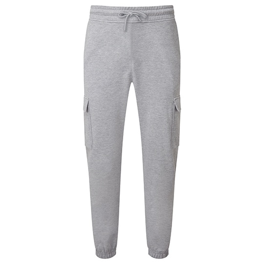 Spodnie dresowe cargo unisex TR604 - Heather Grey