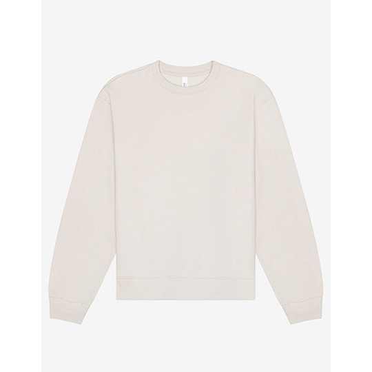 Bluza Unisex Czesana Bawelna Poliester Okragly Dekolt CV4711 - Dust