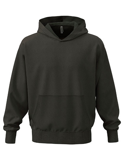 Bluza Oversize Bawełniana z Recyklingu NX9307 - Graphite Black