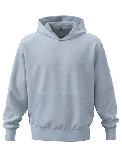 Bluza Oversize Bawelniana z Recyklingu NX9307 - Stonewash Denim