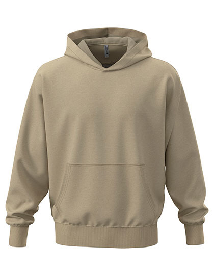 Bluza Oversize Bawelniana z Recyklingu NX9307 - Tan