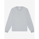 T-shirt Gruby Długi Rękaw Bawełna Czesana CV3511 - Athletic Heather