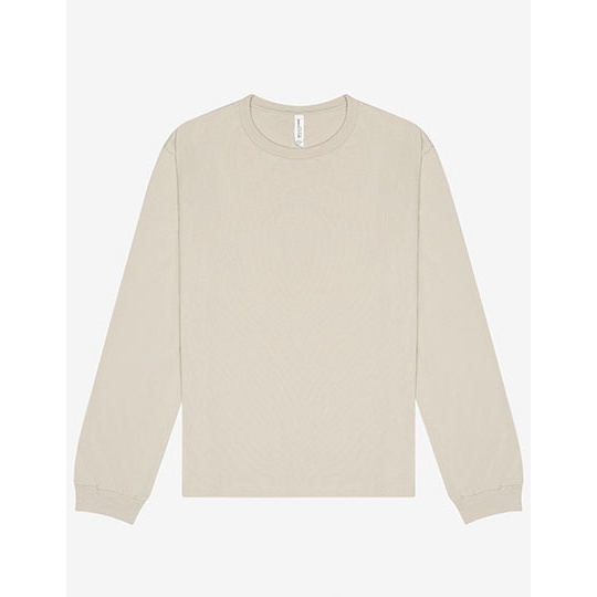 Unisex Gruby T-shirt z Długim Rękawem CV4651 - Dust