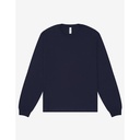 T-shirt Gruby Długi Rękaw Bawełna Czesana CV3511 - Navy