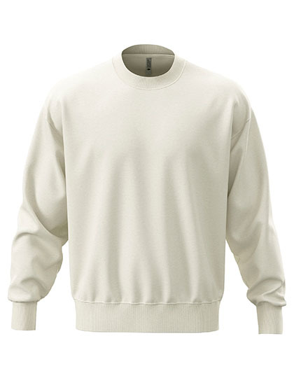 Bluza Oversize Bawełniana Poliestrowa NX9007 - Bone