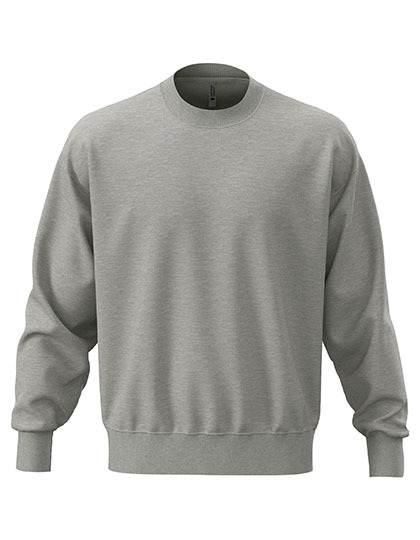 Bluza Oversize Bawelniana Poliestrowa NX9007 - Heather Grey