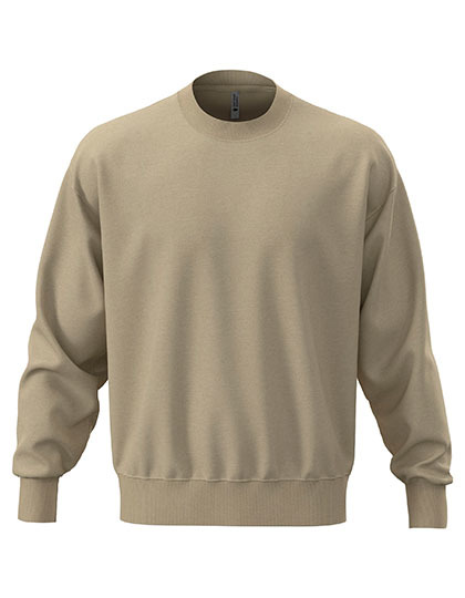 Bluza Oversize Bawelniana Poliestrowa NX9007 - Tan