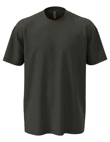 Koszulka Unisex Oversize Bawełniana NX7200 - Graphite Black