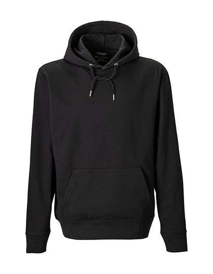 Bluza Unisex Bawelna Poliester Recykling UT23007 - Black