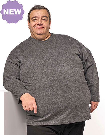 Koszulka Unisex Klasyczna Bawelna Jersey MYS210 - Anthracite (Melange)