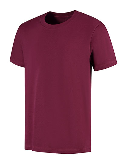 T-shirt Klasyczny Bawełna Organiczna SW391 - Bordeaux