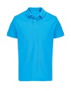Koszulka Polo Unisex Dopasowana Bawełna Pika L04439 - Aqua