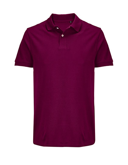 Koszulka Polo Unisex Dopasowana Bawelna Pika L04439 - Astral Purple
